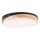 Brilliant - Dimmbare LED-Deckenleuchte BAARLO LED/24W/230V d 35 cm schwarz/Gummibaum - FSC-zertifiziert