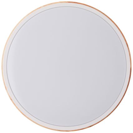 Brilliant - Dimmbare LED-Deckenleuchte BAARLO LED/24W/230V d 35 cm weiß/Gummibaum - FSC-zertifiziert
