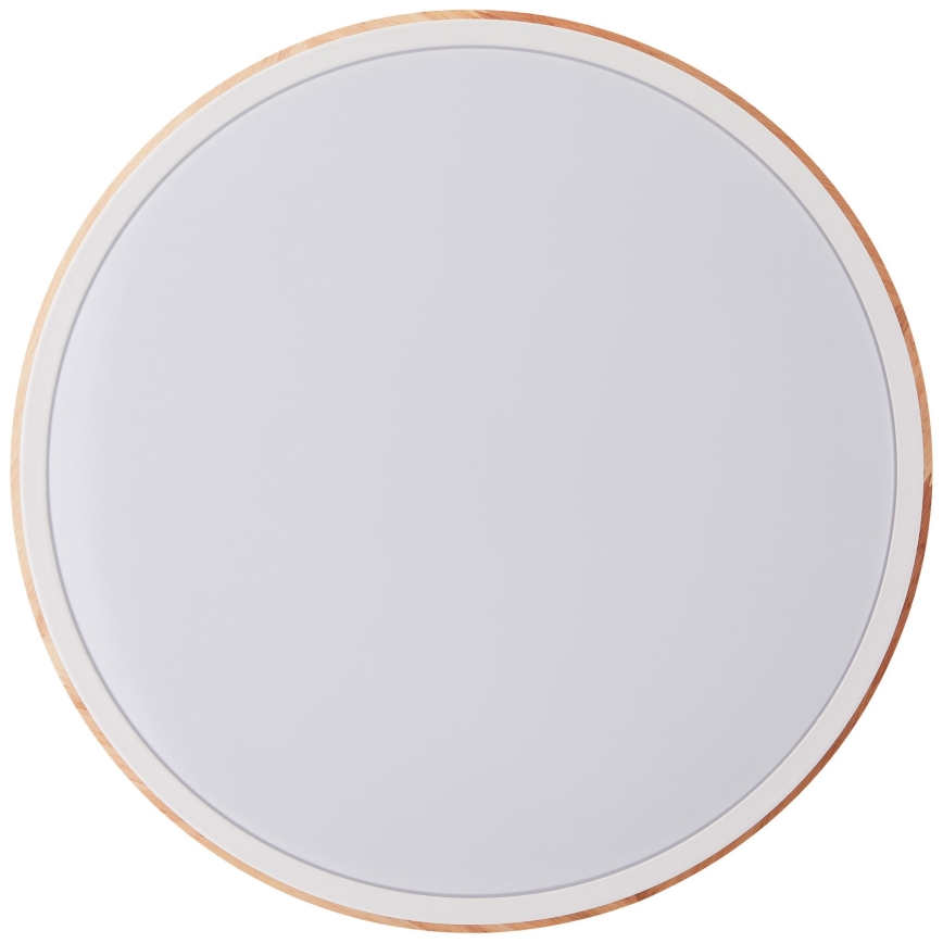 Brilliant - Dimmbare LED-Deckenleuchte BAARLO LED/24W/230V d 35 cm weiß/Gummibaum - FSC-zertifiziert
