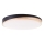 Brilliant - Dimmbare LED-Deckenleuchte BAARLO LED/36W/230V 3000-6500K d 50 cm schwarz/Gummibaum + Fernbedienung - FSC-zertifiziert
