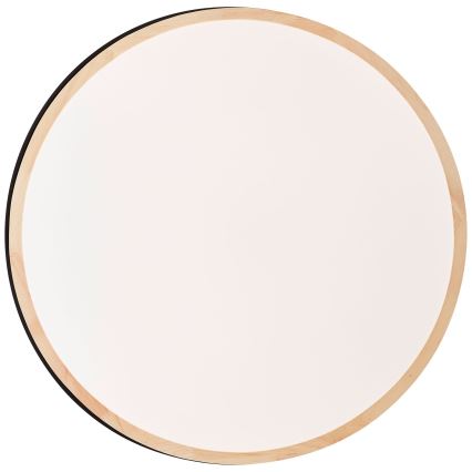 Brilliant - Dimmbare LED-Deckenleuchte BAARLO LED/36W/230V 3000-6500K d 50 cm schwarz/Gummibaum + Fernbedienung