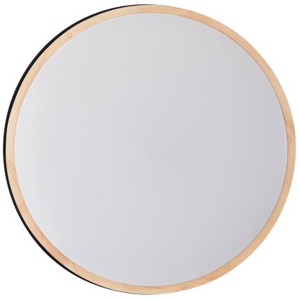 Brilliant - Dimmbare LED-Deckenleuchte BAARLO LED/36W/230V 3000-6500K d 50 cm schwarz/Gummibaum + Fernbedienung