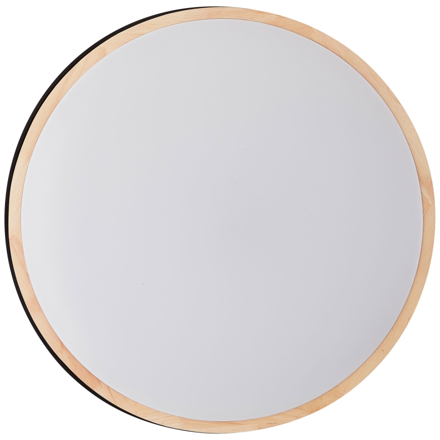 Brilliant - Dimmbare LED-Deckenleuchte BAARLO LED/36W/230V 3000-6500K d 50 cm schwarz/Gummibaum + Fernbedienung