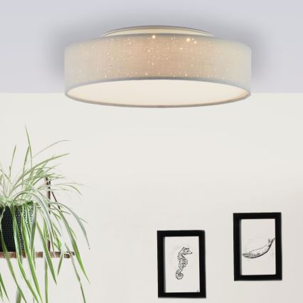 Brilliant - Dimmbare LED-Deckenleuchte BASKA LED/12W/230V d 38 cm 3000K