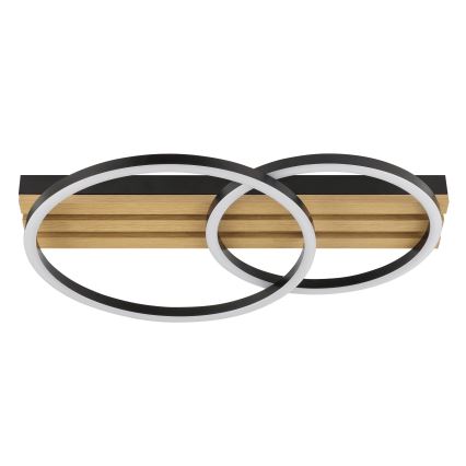 Brilliant - Dimmbare LED-Deckenleuchte CALMA LED/21W/230V schwarz