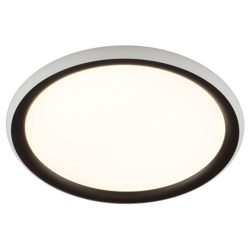 Brilliant - Dimmbare LED-Deckenleuchte CARLOZ LED/16W/230V Ø 30 cm weiß/schwarz