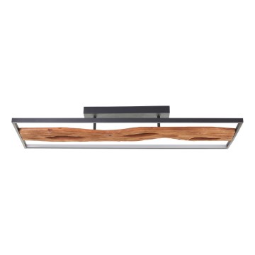 Brilliant - Dimmbare LED-Deckenleuchte CHAUMONT LED/48W/230V Gummibaum - FSC-zertifiziert