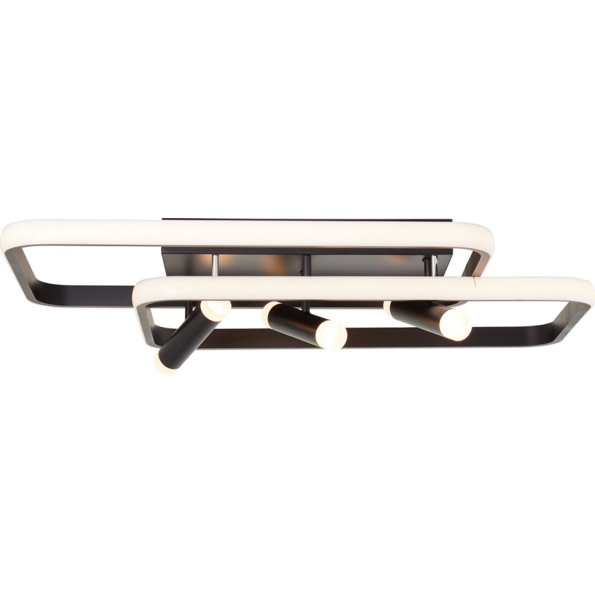 Brilliant - Dimmbare LED-Deckenleuchte DALIDA LED/54W/230V 3000-6500K 45,2x66 cm schwarz + Fernbedienung