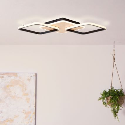 Brilliant - Dimmbare LED-Deckenleuchte DENNET LED/40W/230V 3000K 62x62 cm