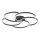 Brilliant - Dimmbare LED-Deckenleuchte FICO LED/32W/230V d 57 cm schwarz