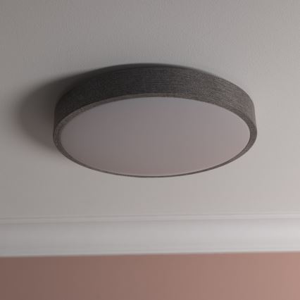 Brilliant - Dimmbare LED-Deckenleuchte FILIZ LED/24W/230V d 38,5 cm grau