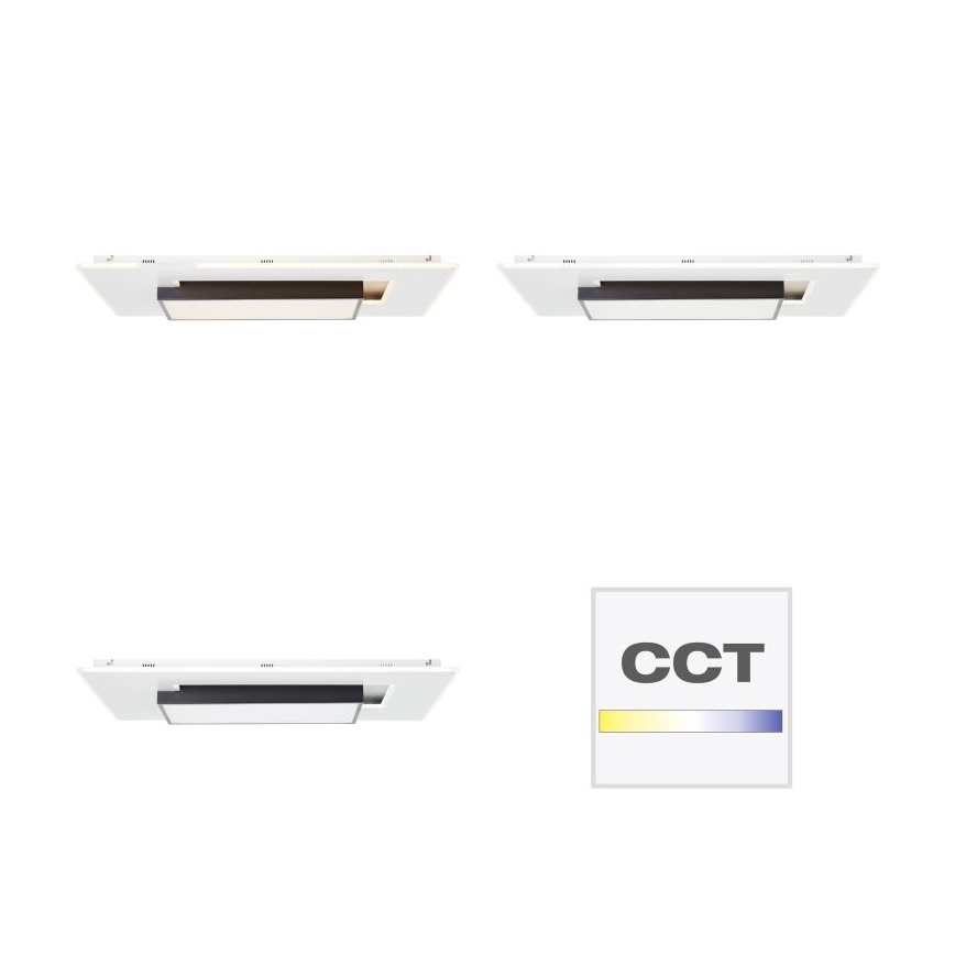 Brilliant - Dimmbare LED-Deckenleuchte HUTSON LED/60W/230V 3000-7100K 50x80 cm weiß + Fernbedienung