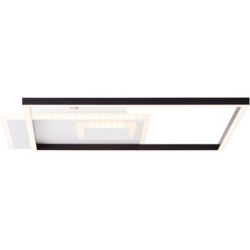 Brilliant - Dimmbare LED-Deckenleuchte IORGO LED/40W/230V 3000K 43,5x43,5 cm weiß/schwarz