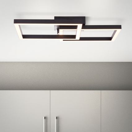 Brilliant - Dimmbare LED-Deckenleuchte KJORN LED/32W/230V 3000K schwarz