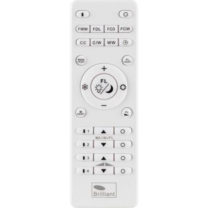 Brilliant - Dimmbare LED-Deckenleuchte LAURICE LED/24W/230V 2700-6500K + Fernbedienung