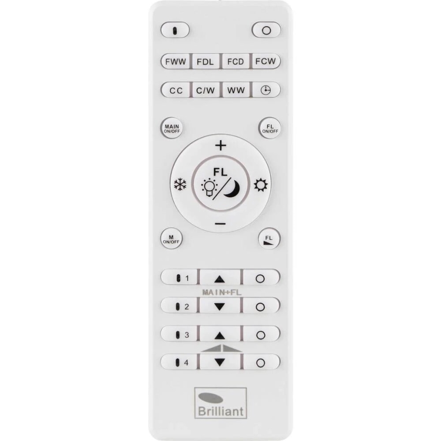 Brilliant - Dimmbare LED-Deckenleuchte LAURICE LED/24W/230V 2700-6500K + Fernbedienung