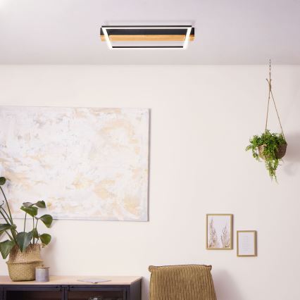 Brilliant - Dimmbare LED-Deckenleuchte LONEOS LED/24W/230V 3000K 45x40 cm - FSC-zertifiziert