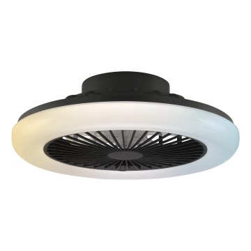 Brilliant - dimmbare LED-Deckenleuchte mit Ventilator MONTERO LED/20W/230V 2700-6500K Ø 42 cm schwarz + Fernbedienung