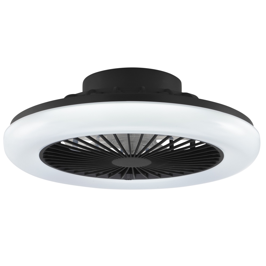 Brilliant - dimmbare LED-Deckenleuchte mit Ventilator MONTERO LED/20W/230V 2700-6500K Ø 42 cm schwarz + Fernbedienung