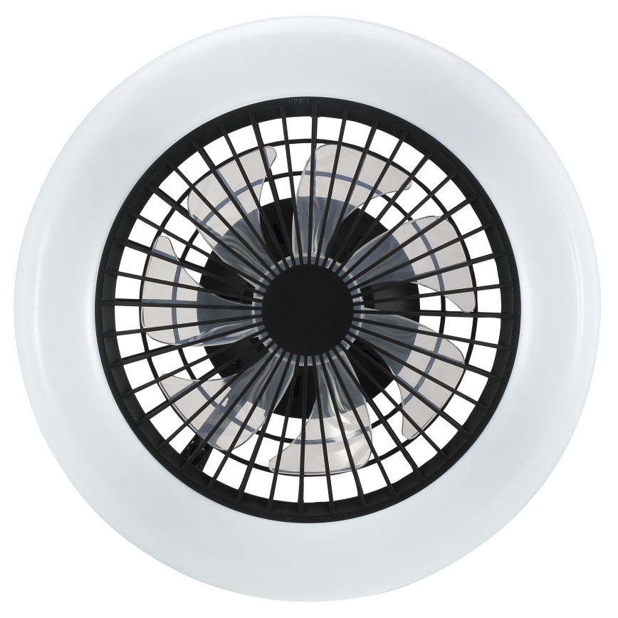 Brilliant - dimmbare LED-Deckenleuchte mit Ventilator MONTERO LED/20W/230V 2700-6500K Ø 42 cm schwarz + Fernbedienung