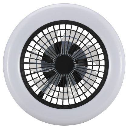 Brilliant - dimmbare LED-Deckenleuchte mit Ventilator MONTERO LED/20W/230V 2700-6500K Ø 42 cm schwarz + Fernbedienung