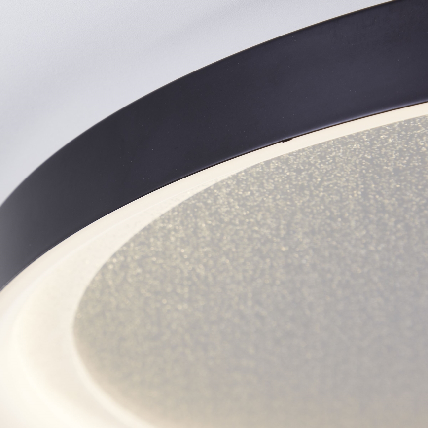 Brilliant - Dimmbare LED-Deckenleuchte QUITO LED/30W/230V 3000K d 42 cm schwarz