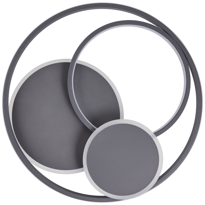 Brilliant - Dimmbare LED-Deckenleuchte RUNDA LED/50W/230V 3000-6500K schwarz + Fernbedienung