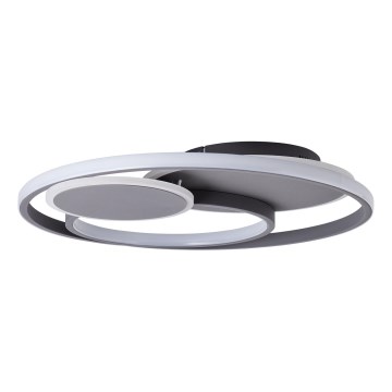 Brilliant - Dimmbare LED-Deckenleuchte RUNDA LED/50W/230V 3000-6500K schwarz + Fernbedienung