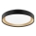 Brilliant - Dimmbare LED-Deckenleuchte WALDO LED/24W/230V 3000-6500K Ø 38,5 cm schwarz/gold + Fernbedienung