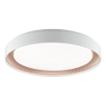 Brilliant - Dimmbare LED-Deckenleuchte WALDO LED/36W/230V 3000-6500K Ø 48,5 cm weiß/roségold + Fernbedienung