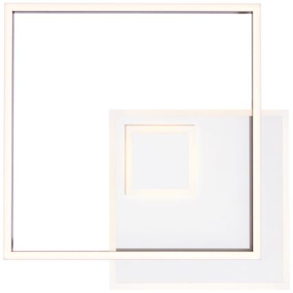 Brilliant - Dimmbare LED-Deckenleuchte IORGO LED/40W/230V 3000K 43,5x43,5 cm weiß/schwarz