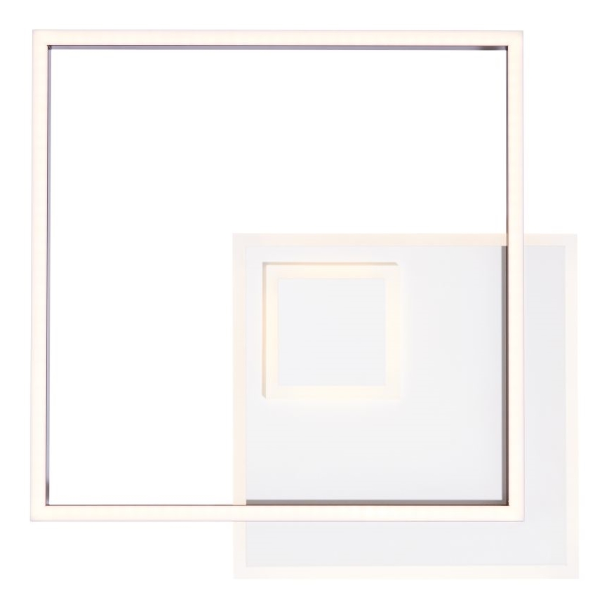 Brilliant - Dimmbare LED-Deckenleuchte IORGO LED/40W/230V 3000K 43,5x43,5 cm weiß/schwarz
