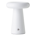 Brilliant - Dimmbare LED-Outdoor-Tischleuchte mit Touch-Funktion MUFFIN LED/3W/5V USB 2600 mAh IP44 weiß