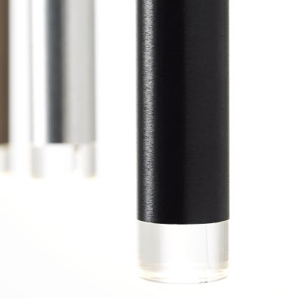 Brilliant - LED-dimmbare Pendelleuchte an Kabel CEMBALO LED/60W/230V mattchrom/schwarz/braun
