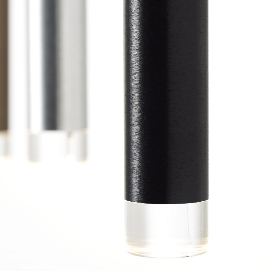 Brilliant - LED-dimmbare Pendelleuchte an Kabel CEMBALO LED/60W/230V mattchrom/schwarz/braun