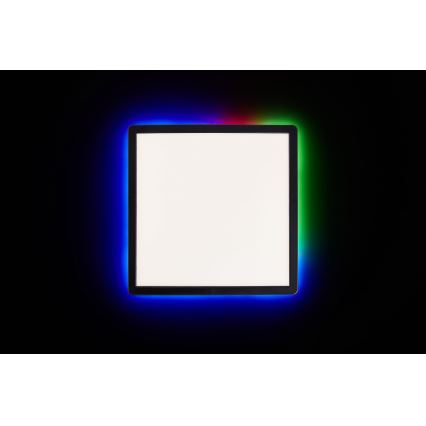 Brilliant - Dimmbare LED-RGBW-Deckenleuchte SALTERY LED/20W/230V 3000-6500 + Fernbedienung