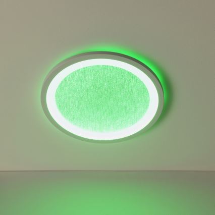 Brilliant - Dimmbare LED-RGBW-Deckenleuchte TANIDA LED/22W/230V 3000-6500K+ Fernbedienung