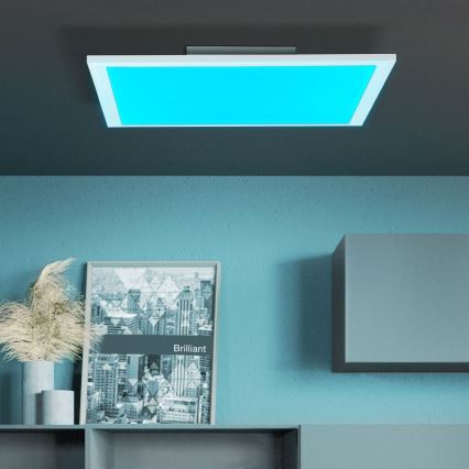 Brilliant - Dimmbare LED-RGBW-Deckenleuchte ABIE LED/24W/230V 2700-6500K + Fernbedienung
