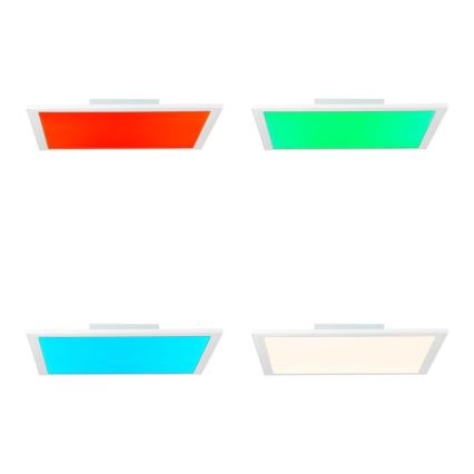 Brilliant - Dimmbare LED-RGBW-Deckenleuchte ABIE LED/24W/230V 2700-6500K + Fernbedienung