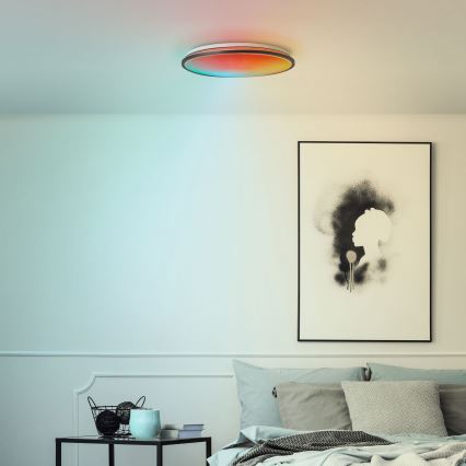 Brilliant - Dimmbare LED-RGBW-Deckenleuchte HEIDA LED/30W/230V 3000-6500K + Fernbedienung