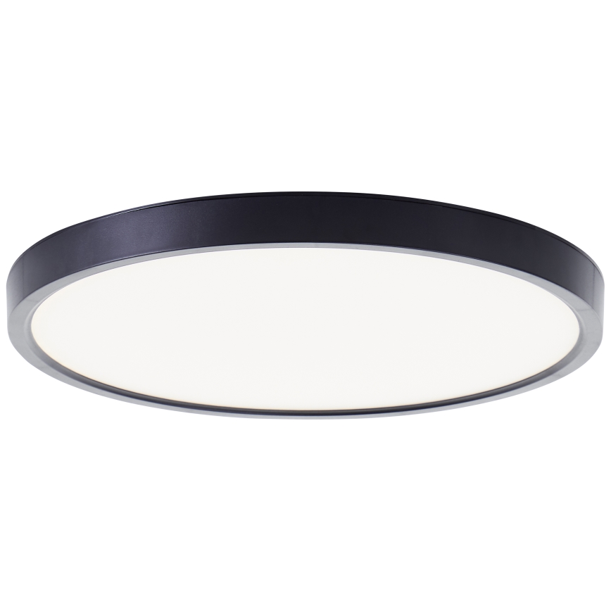 Brilliant - Dimmbare LED-RGBW-Deckenleuchte LOTTI LED/16W/230V 3000K d 30 cm schwarz Wi-Fi Tuya + Fernbedienung
