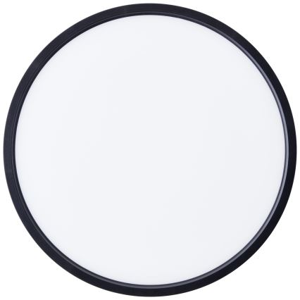 Brilliant - Dimmbare LED-RGBW-Deckenleuchte LOTTI LED/16W/230V 3000K d 30 cm schwarz Wi-Fi Tuya + Fernbedienung