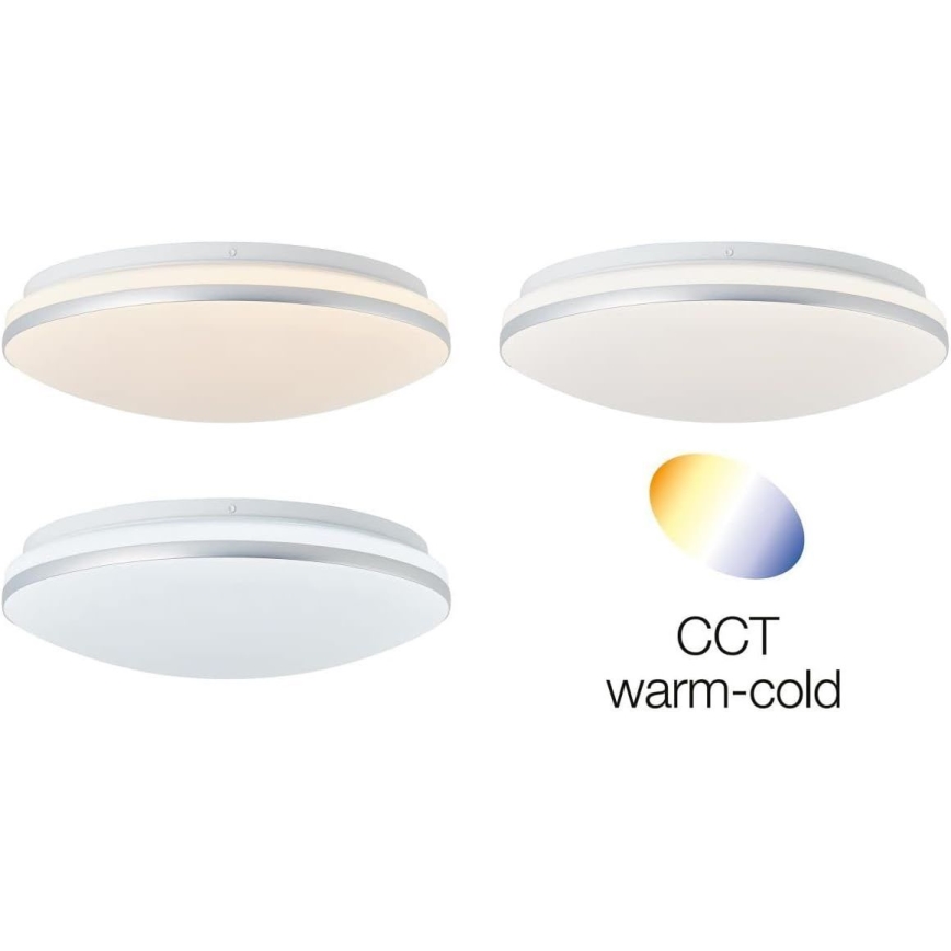 Brilliant - Dimmbare LED-RGBW-Deckenleuchte MIDWAY LED/14W/230V 3100-6500K Wi-Fi Tuya + Fernbedienung