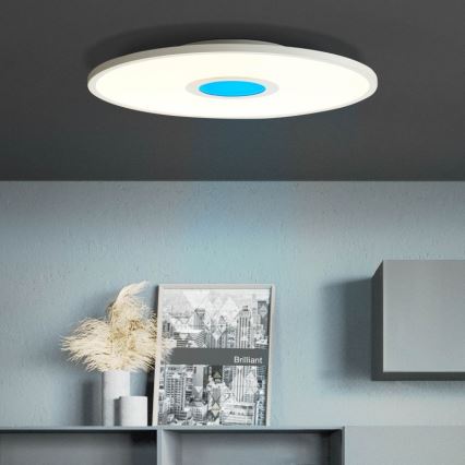 Brilliant - Dimmbare LED-RGBW-Deckenleuchte ODELLA LED/24W/230V 2700-6500K + Fernbedienung
