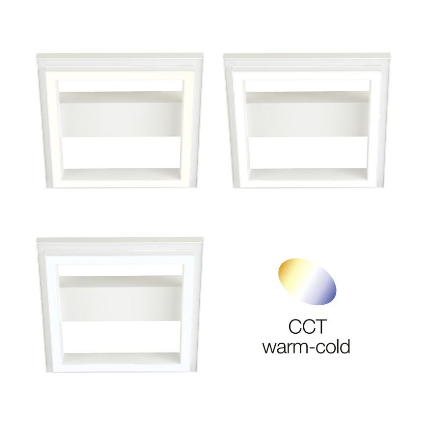 Brilliant - Dimmbare LED-RGBW-Deckenleuchte PALLAS LED/18W/230V 2700-6500K + Fernbedienung