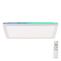 Brilliant - Dimmbare LED-RGBW-Deckenleuchte SALTERY LED/20W/230V 3000-6500K + Fernbedienung
