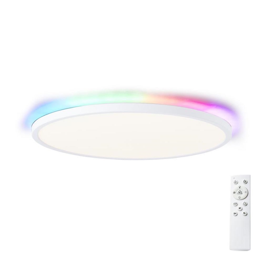 Brilliant - Dimmbare LED-RGBW-Deckenleuchte SALTERY LED/22W/230V 3000-6500K + Fernbedienung