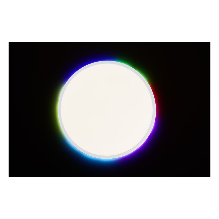 Brilliant - Dimmbare LED-RGBW-Deckenleuchte SALTERY LED/22W/230V 3000-6500K + Fernbedienung
