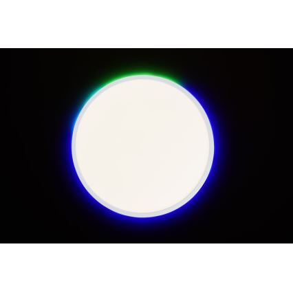 Brilliant - Dimmbare LED-RGBW-Deckenleuchte SALTERY LED/22W/230V 3000-6500K + Fernbedienung