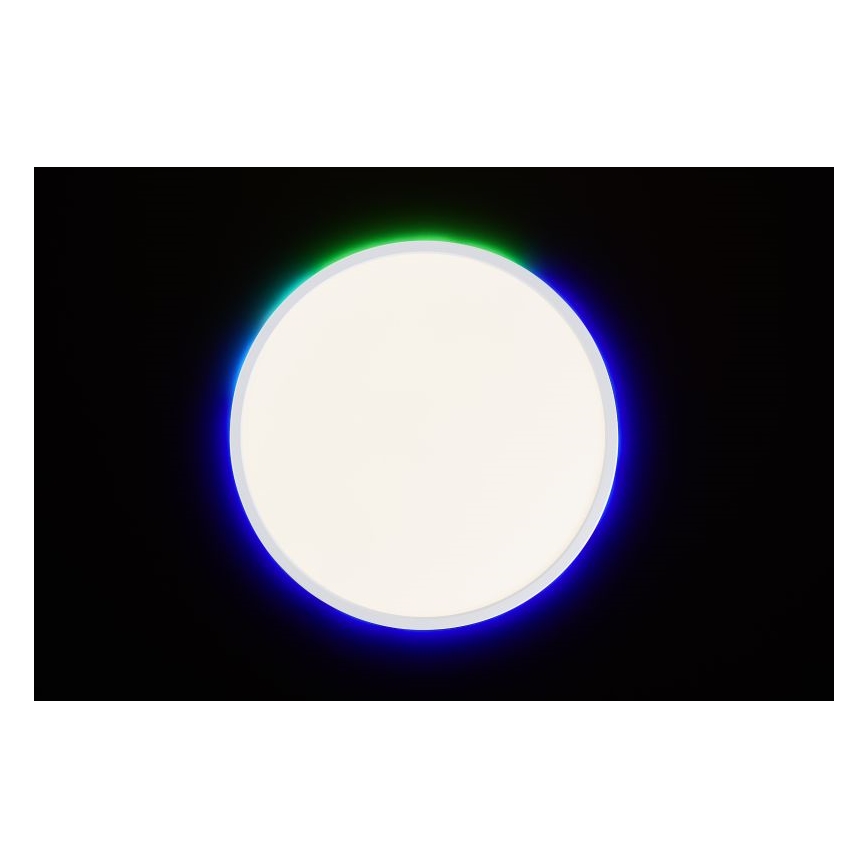 Brilliant - Dimmbare LED-RGBW-Deckenleuchte SALTERY LED/22W/230V 3000-6500K + Fernbedienung
